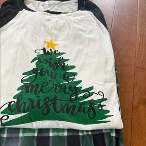 Men’s Christmas Tree Graphic Pajama Set XL